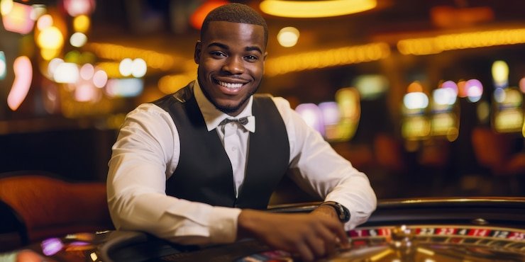 Live-dealer tables dengan streaming HD berkualitas tinggi Studio live-dealer HD platform glory slot777